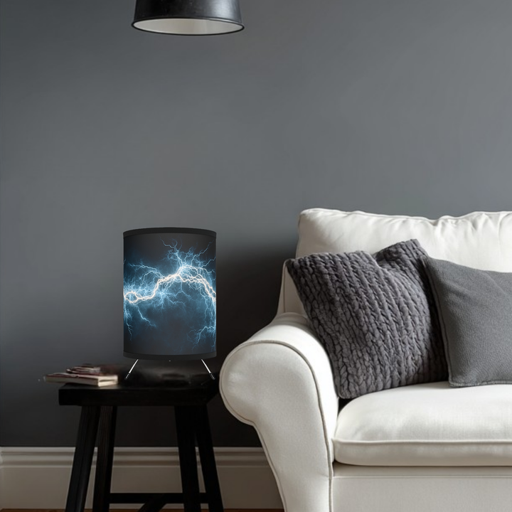 Electric Lightning  Tripod Lamp