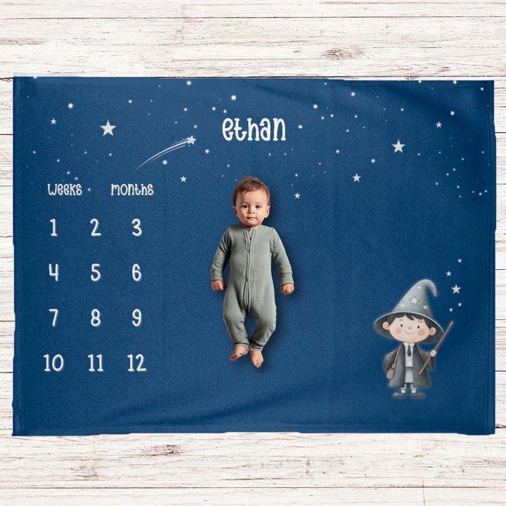Wizard Milestone Blanket