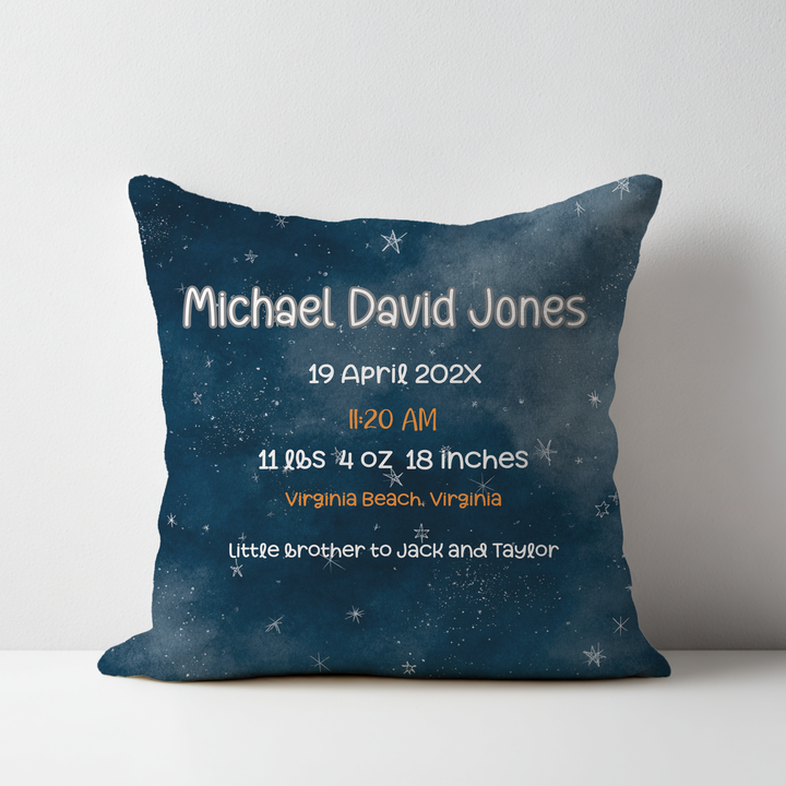 Outer Space Throw Pillow Covers