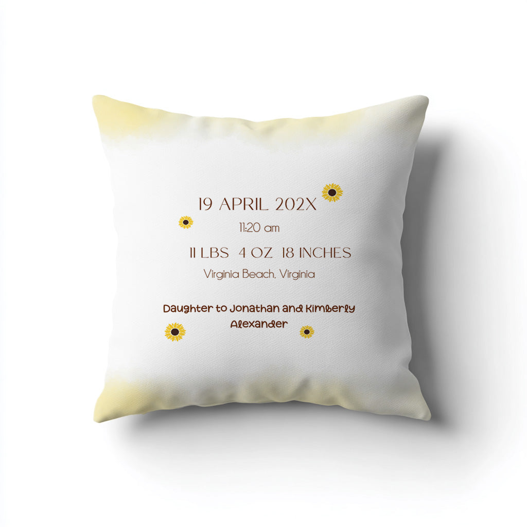 Sunflower Throw Pillow Covers