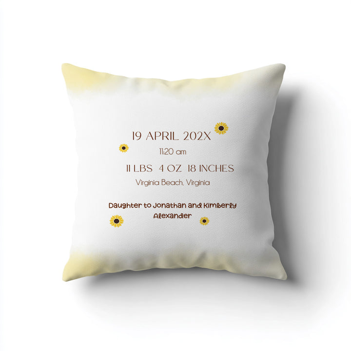 Sunflower Throw Pillow Covers