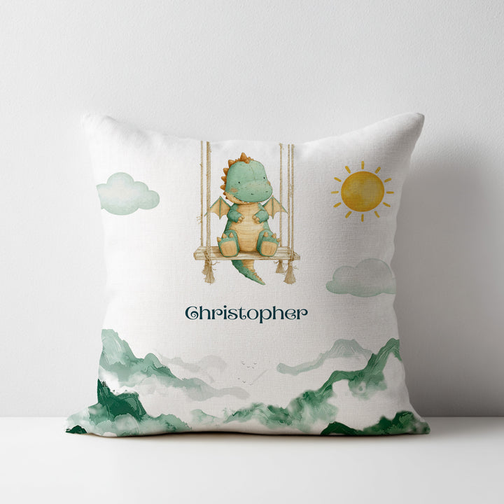 Swing Dinosaur Throw Pillow Covers