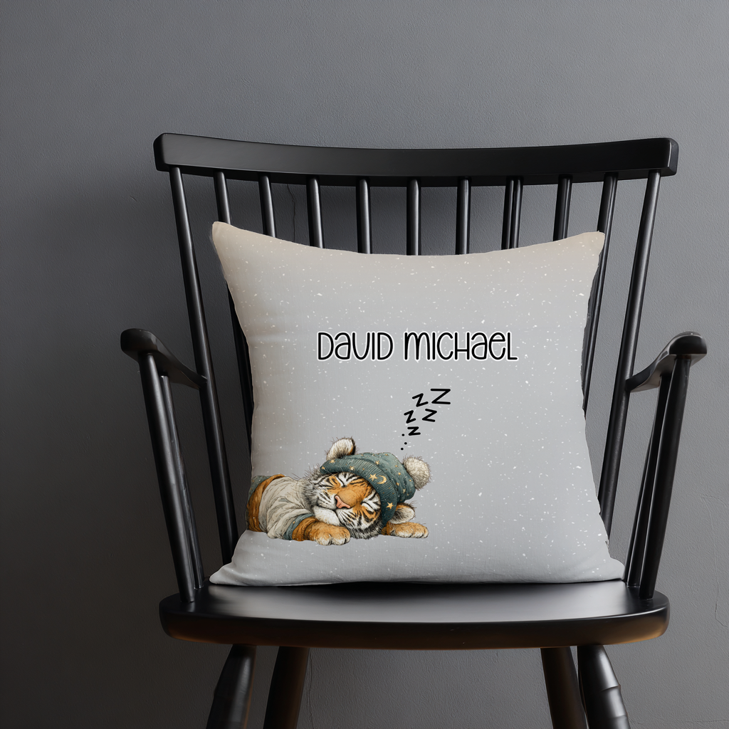 Sleeping Tiger Throw Pillow Covers