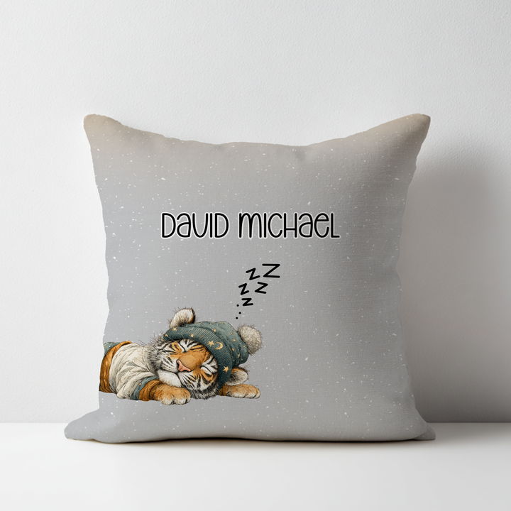 Sleeping Tiger Throw Pillow Covers