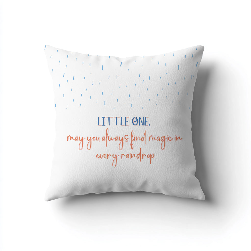 Umbrella and Flowers Throw Pillow Covers