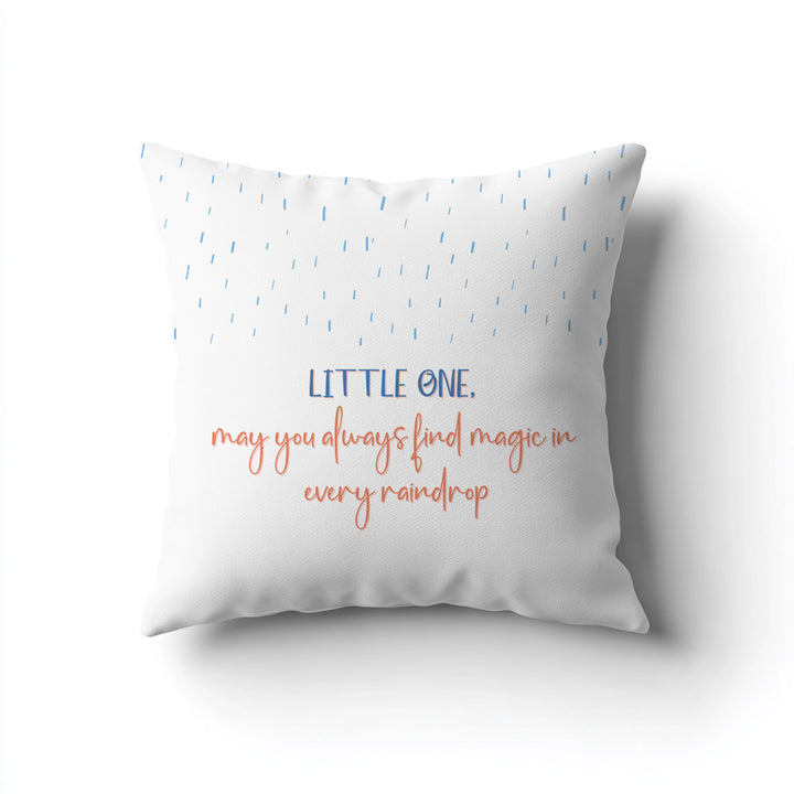 Umbrella and Flowers Throw Pillow Covers