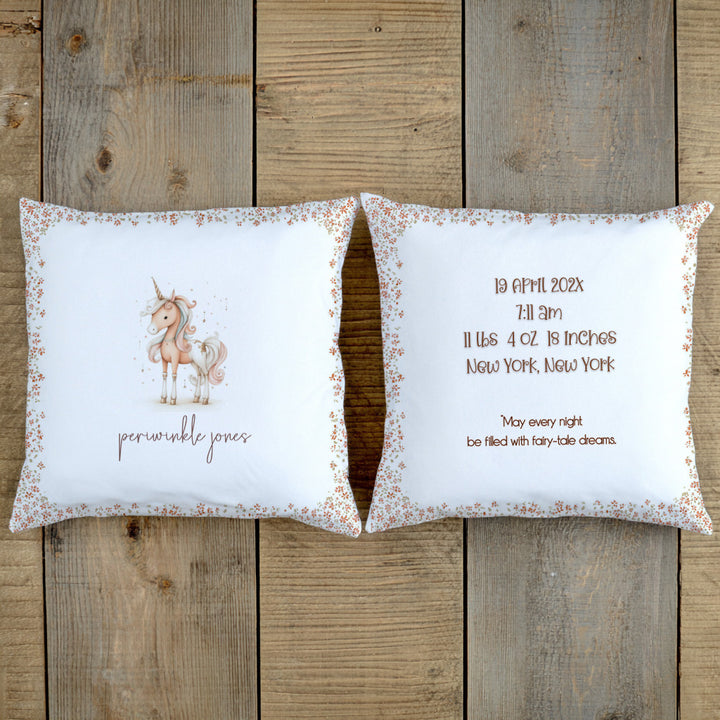 Whimsical Unicorn Throw Pillow Covers
