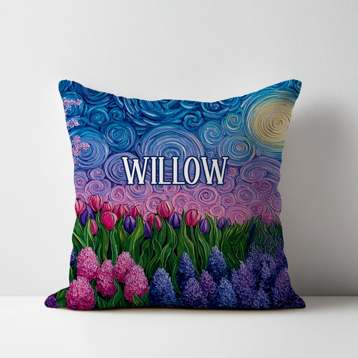 Whimsical Garden Throw Pillow Covers