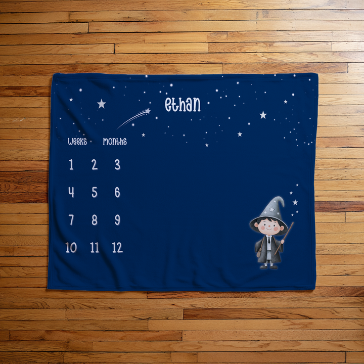 Wizard Milestone Blanket