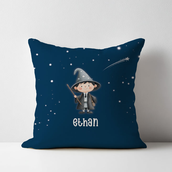 Boy Wizard Throw Pillow Covers